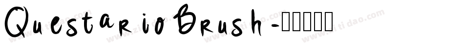 Questario Brush字体转换